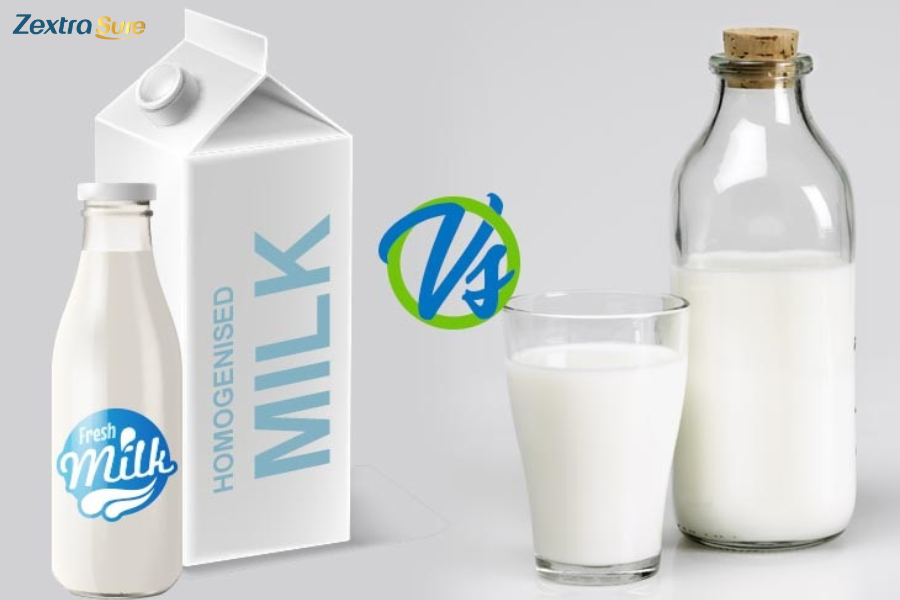 Homogenized milk offers a smooth, consistent texture without cream separation